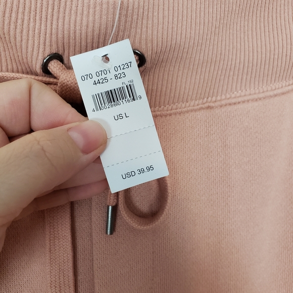 Aerie Distressed City Jogger Sweatpants Blush Pink Womens Large - Picture 2 of 7